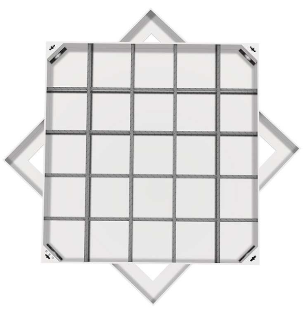 万山不锈钢方井展示